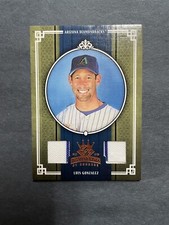 2005 Donruss Diamond Kings Red Framed Materials /200 Luis Gonzalez #307