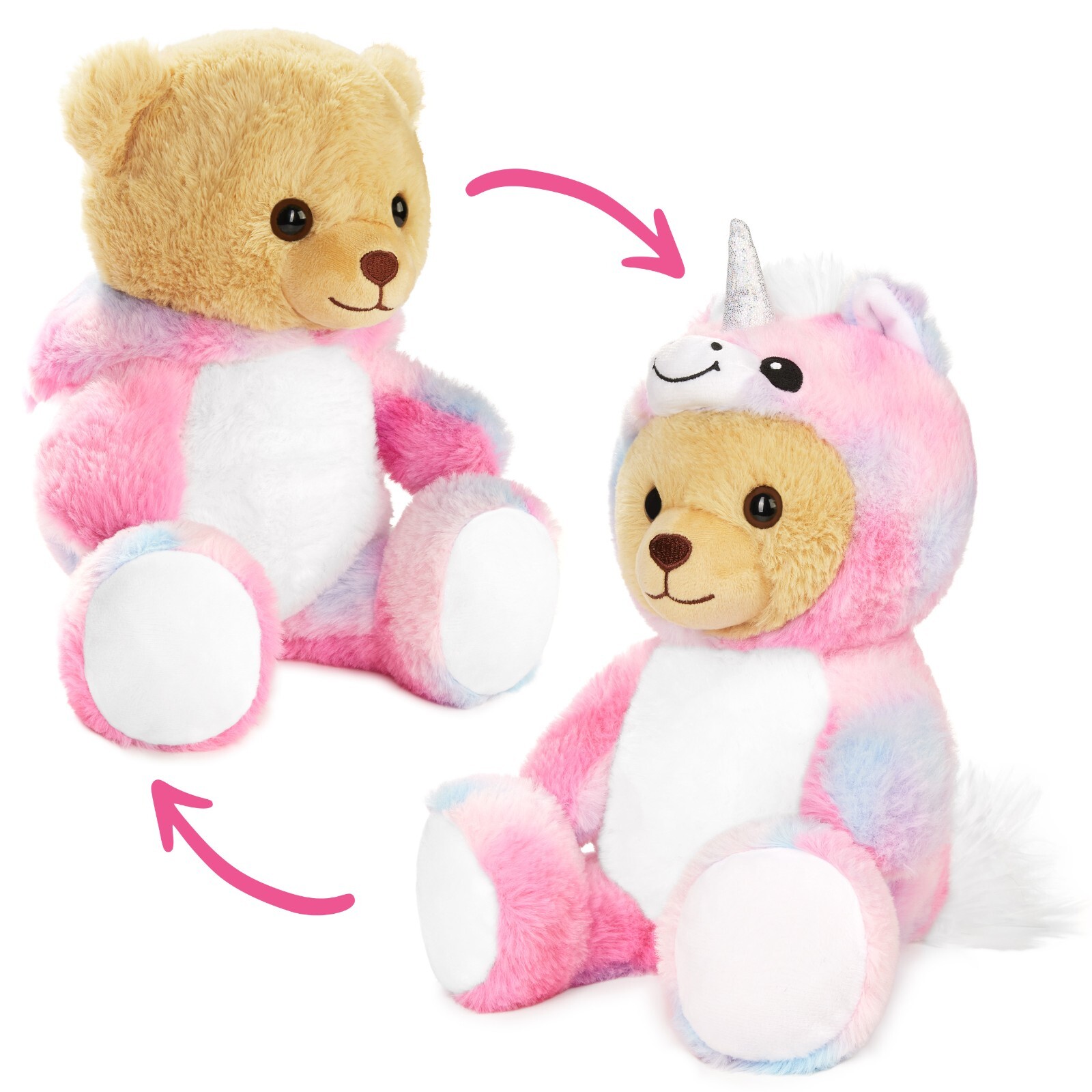 Oso Peluche Disfraz de Unicornio Disfrazado 25 CM BRUBIES Osos Coleccionable