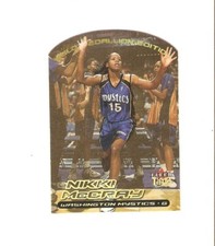 nikki mccray,2000 ultra wnba gold,tennessee,collierville,washington mystics #42