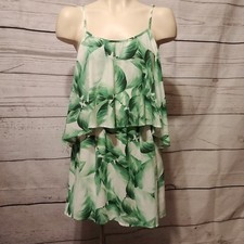 Show Me Your Mumu Dez Dress In Polo Lounge Palm tropical boho Spaghetti Strap
