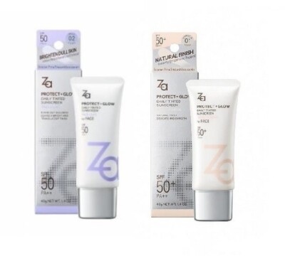 SHISEIDO ZA Protect + Glow Daily Tinted Sunscreen SPF50 PA++