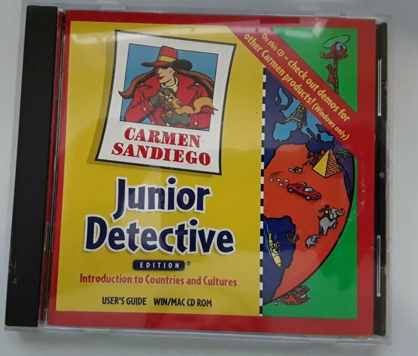 CARMEN SANDIEGO * JUNIOR DETECTIVE EDITION * CD-ROM GAME  * * 