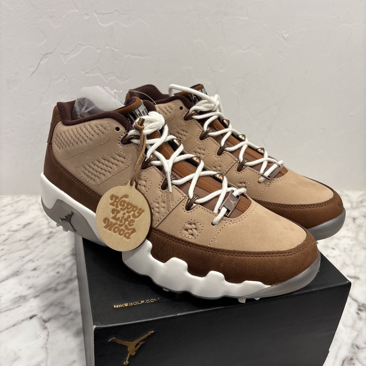 NIKE ☆ Air Jordan 9 Low Golf ‘Masters’ Nike Air Jordan 9 G Golf Masters Woodgrain FN6929-200 Men's