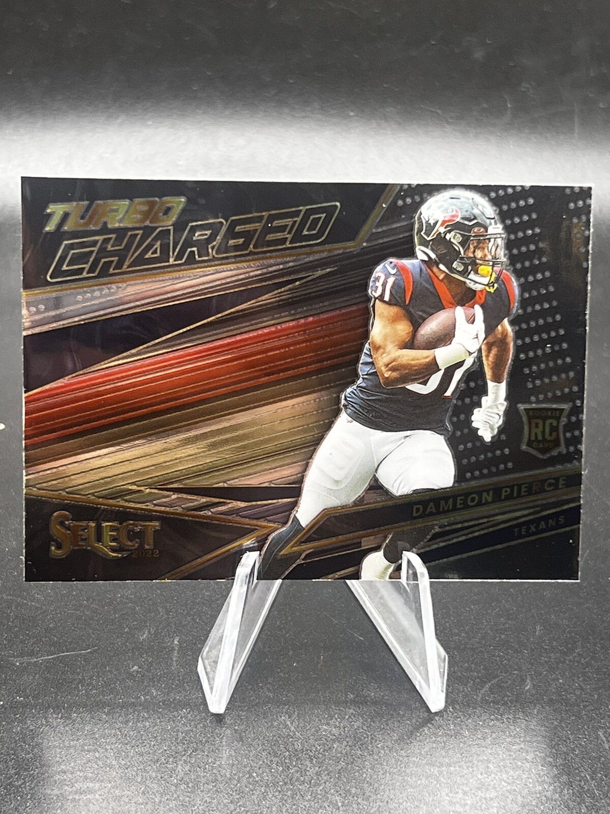 2022 Panini Select Turbo Charged RC Texans Dameon Pierce #TUR-22