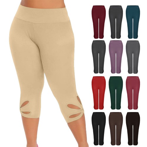 Women High Waist Yoga Pants ummy Control Workout Running Yoga Leggings Trousers - Picture 2 of 60