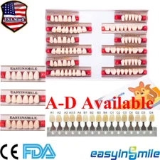 Dental Denture Acrylic Resin Teeth Full Set /Anterior /Posterior Shade A1/A2/A3 