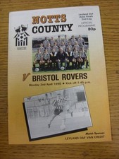 02/04/1990 Football League Trophy [Leyland Daf] Southern Area Final: Notts Count