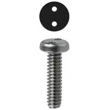 DOTTIE T6322SP #6-32 x 2 in Spanner Pan Machine Screw, 18-8 Stainless Steel,