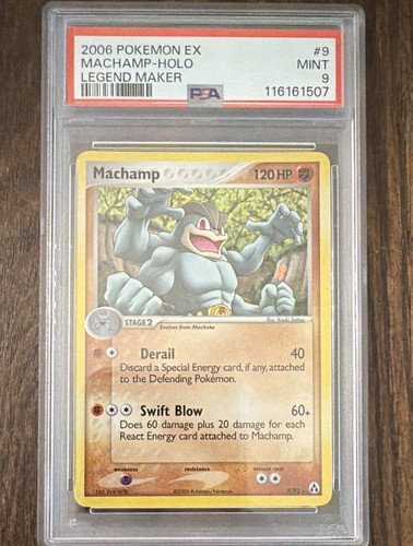Machamp graded PSA 9 for sale on eBay