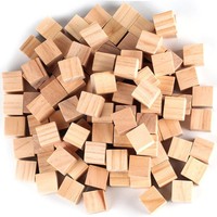 55 X Holz WüRfel 30Mm Kleine HolzwüRfel Zum Basteln, HolzwüRfel Blanko NatüRl...