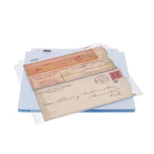 10 BCW LaserWeld 2 Pocket Envelope Pages 4 ⅛" x 9 ½"  Acid free No PVC Storage