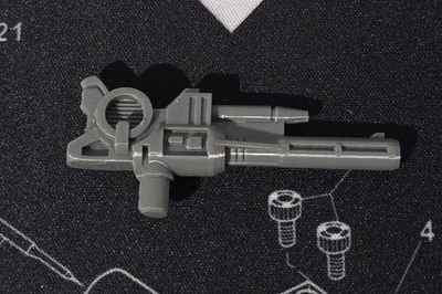 Transformers G1 3D Printed Replacement Fortress Maximus Cerebros Gun Gray PLA 