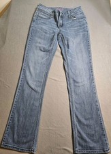 Wrangler Jeans Womens 5/6x34 Blue Denim Cowgirl Rodeo Bootcut Jeans 10mwzdz