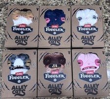 Fuggler Alley Cats Series Set of 6 Plush 9  Funny Ugly Monster Alley Cats X Zuru