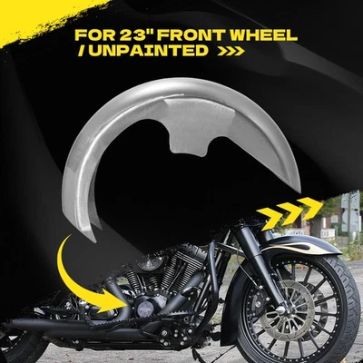 23" GARDE-BOUE AVANT ENVELOPPANT pour Harley Softail Springer FLSTC 1996-2022 - Photo 1/4