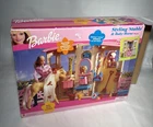 Vintage Barbie Doll Styling Stable & Baby Horse Playset 2002 - Read Description