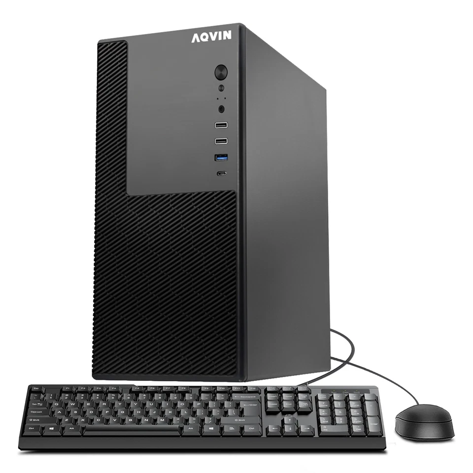 AQVIN MTX60 Tower Desktop Computer Intel i7 32GB RAM 1TBNVMe SSD HDMI Windows 11 - Image 2 of 4