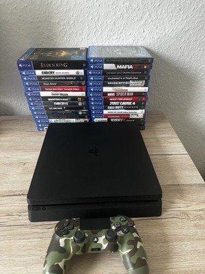 Sony PlayStation 4 Slim Bundle 500GB Konsole - 29 Spiele !!!  Top Zustand