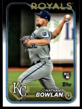 2024 Topps #399 Jonathan Bowlan RC Kansas City Royals