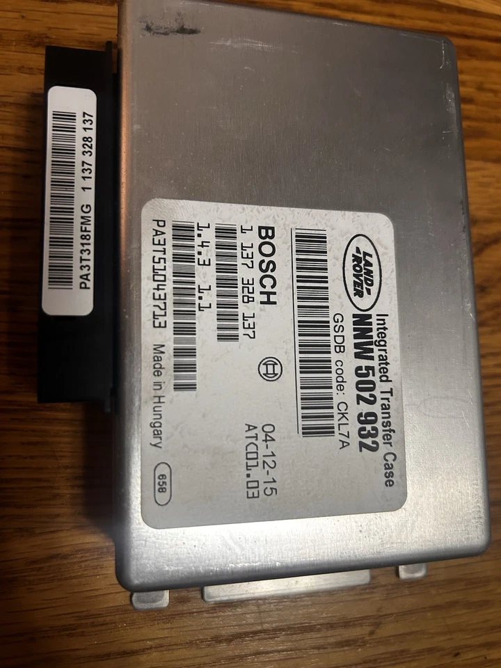 Land Rover LR3 2005 ECM y módulo de control de caja de transferencia OEM Foto 4 de 4