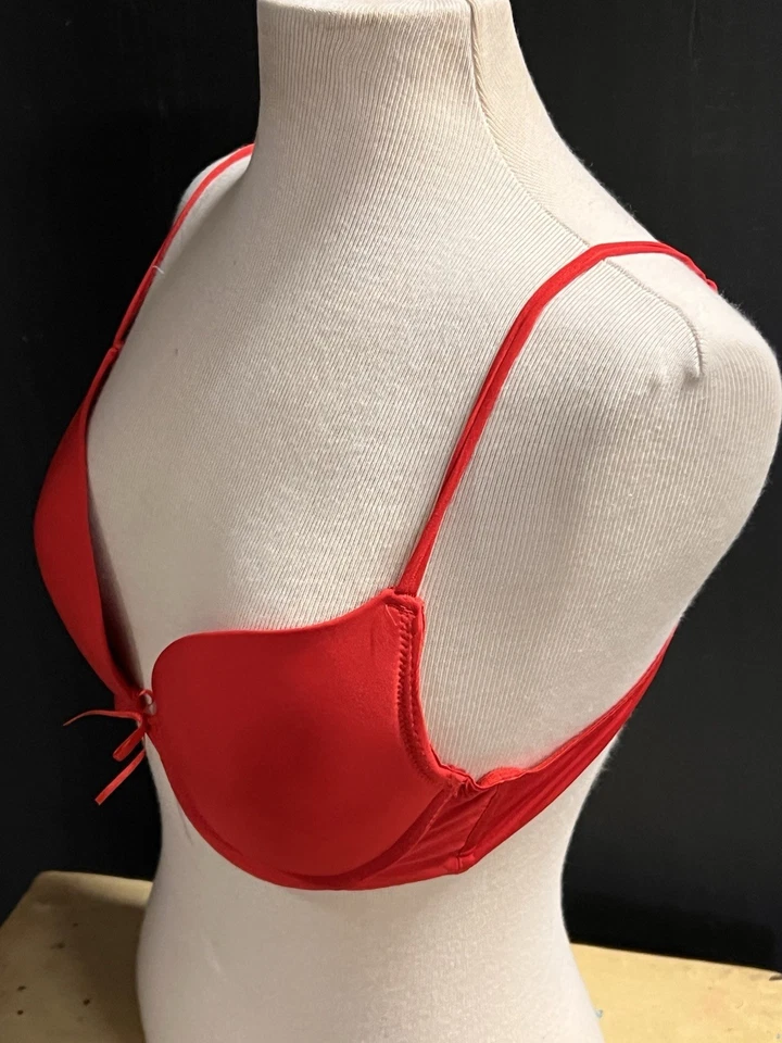 Бюстгальтер Native Intimates красный футболка покрой 38C/L - Изображение 2 из 4