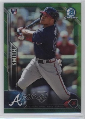 2016 Bowman Chrome Green Refractor 67/99 Mallex Smith #36 Rookie RC fm0