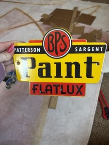 Porcelain Bps Paint Sign