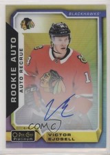 2018-19 O-Pee-Chee Platinum Rainbow Color Wheel Victor Ejdsell #R-VE Auto 4ii