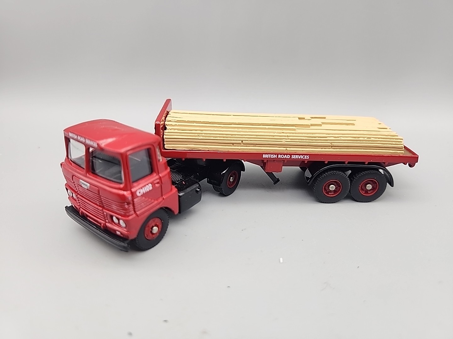 LLEDO BRITISH ROAD SERVICES TRUCK & TRAILER 