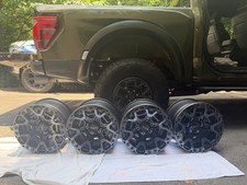 🔥🔥TAKE OFFS🔥 OEM 17" Ford F150 Raptor R Beadlock Wheels Rims SET RL3V-1007-BA