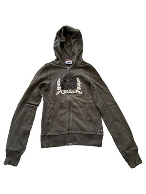 Alprausch Damen Sweatjacke Kapuzenjacke Grau Gr. 36/S Casual