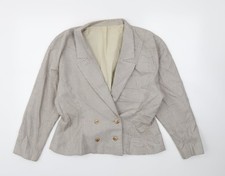 Additions Damen Elfenbein Jacke Blazer Gr&ouml;&szlig;e 16
