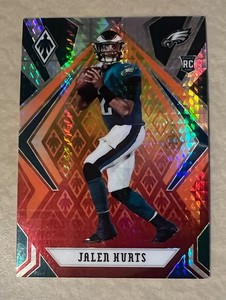2020 Panini Phoenix - Rookies Jalen Hurts #114 Fire Burst (RC)