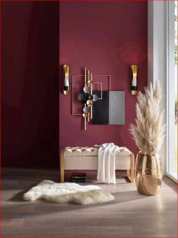 Bodenvase goldfarben 49x34cm Deko-Objekt mit Hammerschlagoptik UVP:139€ 16.8 - Bild 2 von 3