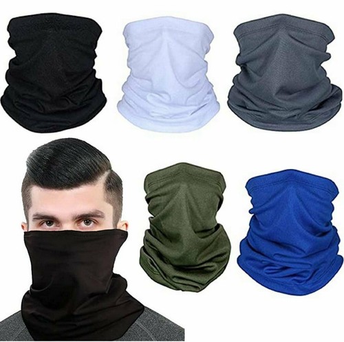 Gesichtsmaske Bandana wiederverwendbar waschbar Mode Abdeckung Hals Gasse Halstuch Schal - Bild 1 von 15