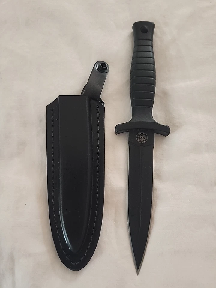 Smith & Wesson SWHRT9B загрузки нож w/черный кожаный чехол - Изображение 2 из 4