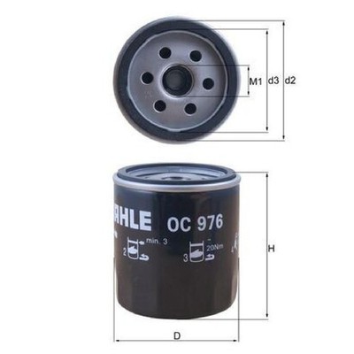 Ölfilter für Alpine A310 A610 V6 | 24241420