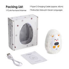 Plush Hand Warmer Electric Hand Warmer Digital Display Mini Hand Warmer Heater 3