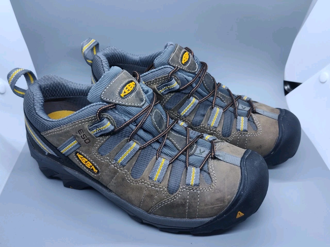Scarpe da lavoro KEEN uomo basse impermeabili Detroit XT ESD punta morbida escursionista taglia 8