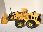 Tonka Loader Diecast Construction Vehicle Toy Yellow Black Vintage