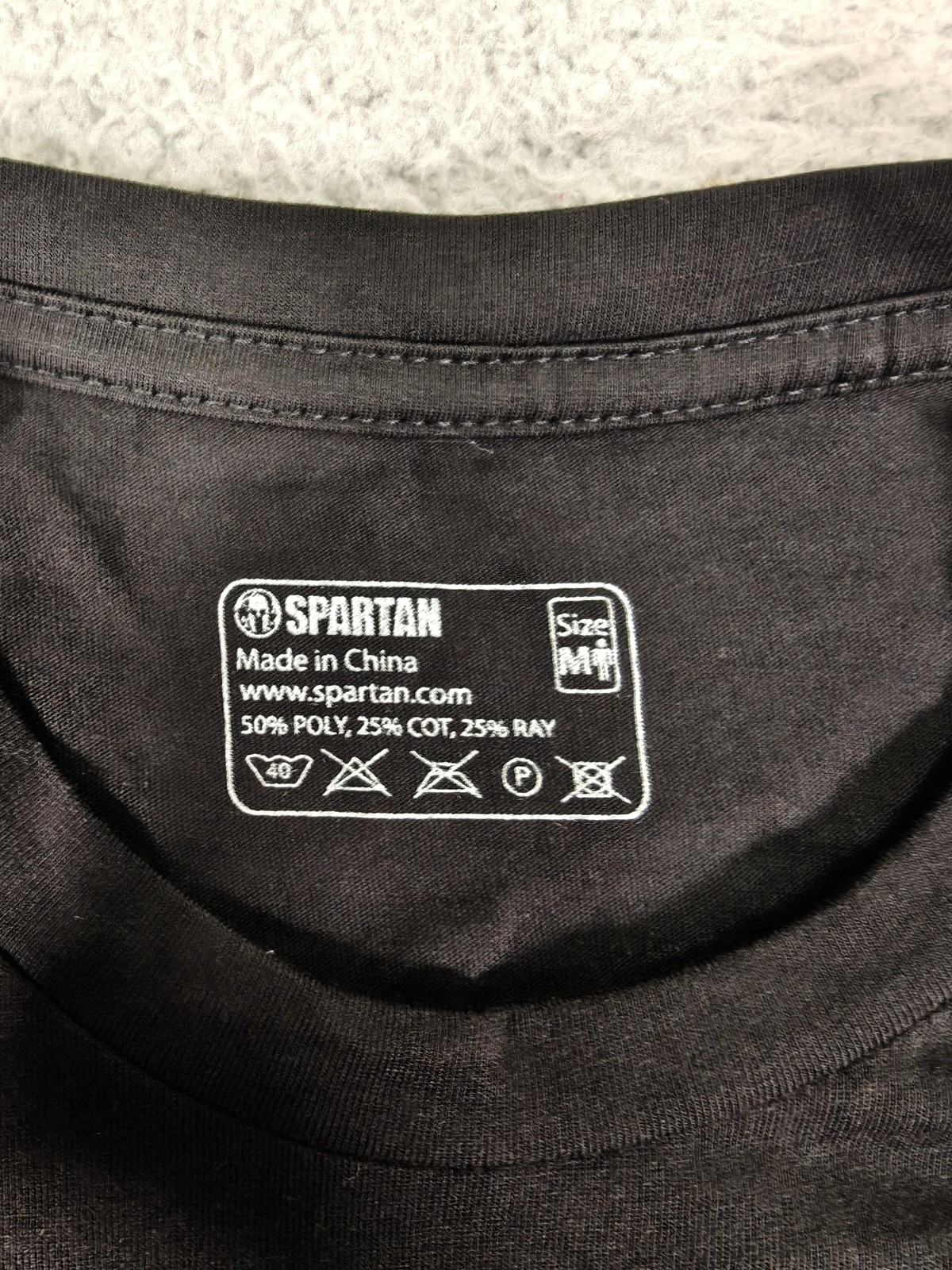 Spartan Race Trail Shirt Mens Medium Black Race The Elements Finisher Craft Tee