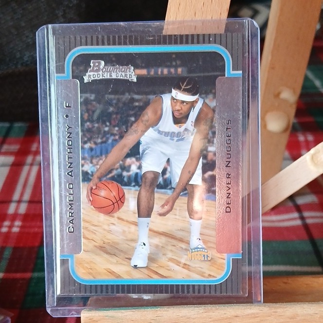 2003-04 Bowman Rookies & Stars Carmelo Anthony Denver Nuggets Rookie #140 Card