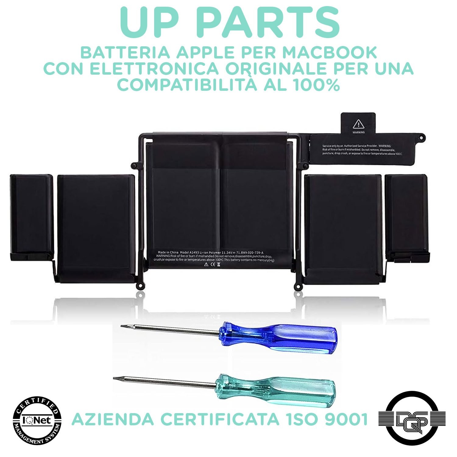 Batteria per Apple A1582 MacBook Pro Retina 13" A1502 PRO foto 2
