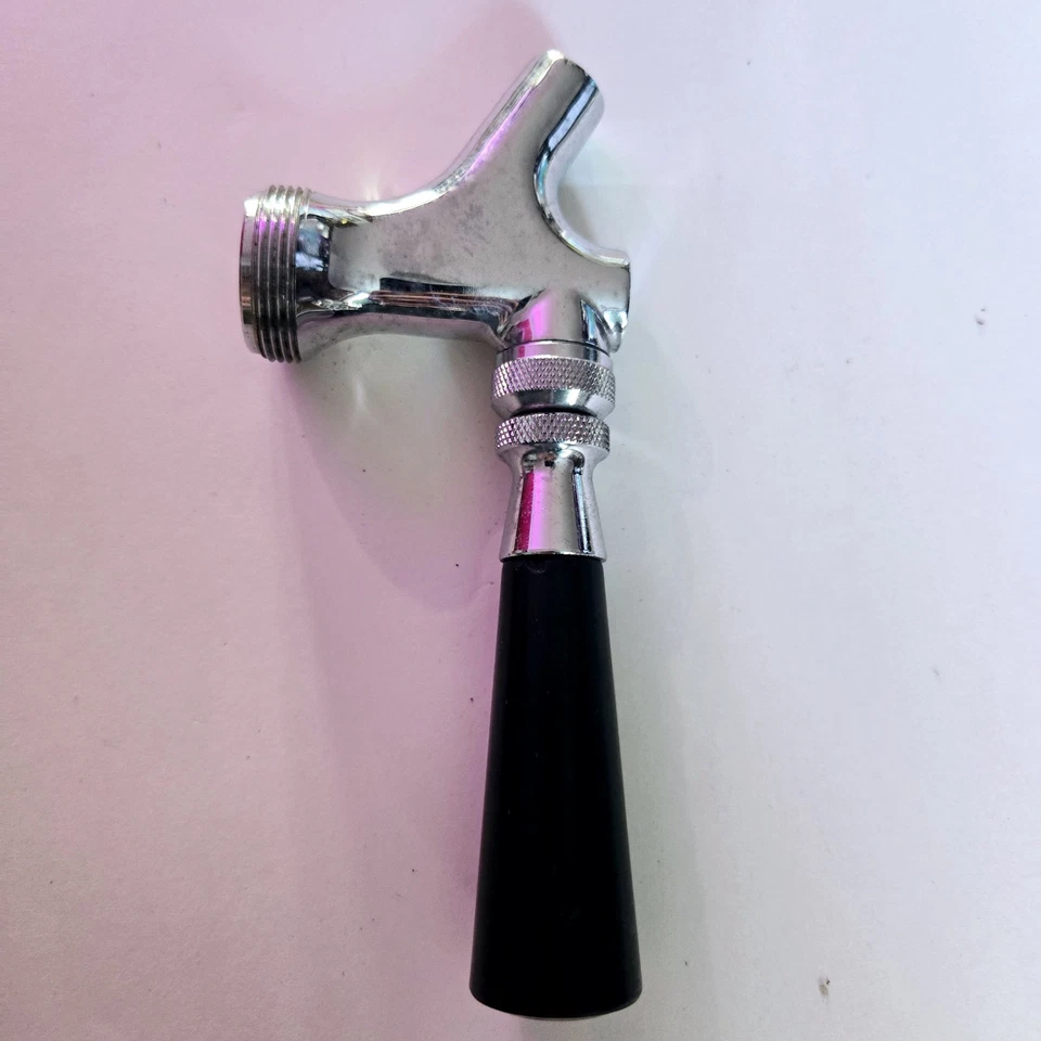 Wegmans Vintage Acero Inoxidable Grifo de Cerveza de barril Mango de palanca Kegorator Barril Foto 2 de 3