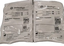 2 INVISALIGN Teeth Aligners Braces Retainers 13   14 Arts Craft Project NEW