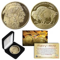 2026 USA 250 24K Gold Clad $50 AMERICAN BUFFALO Indian TRIBUTE PROOF Coin w/ Box