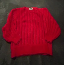 Red Imago Angora Sweater - Pre-owned