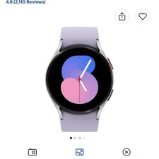 Samsung Galaxy Watch5 SM-R900 40mm Aluminum Case with Purple Sport Band...