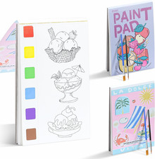 Paint with Water Coloring Books, Pocket Graffiti Painting Books for Kids Ages 3