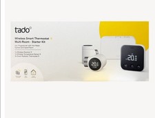 tado° Wireless Smart Thermostat Starter Kit + Hot Water Receiver + 2 TRVs